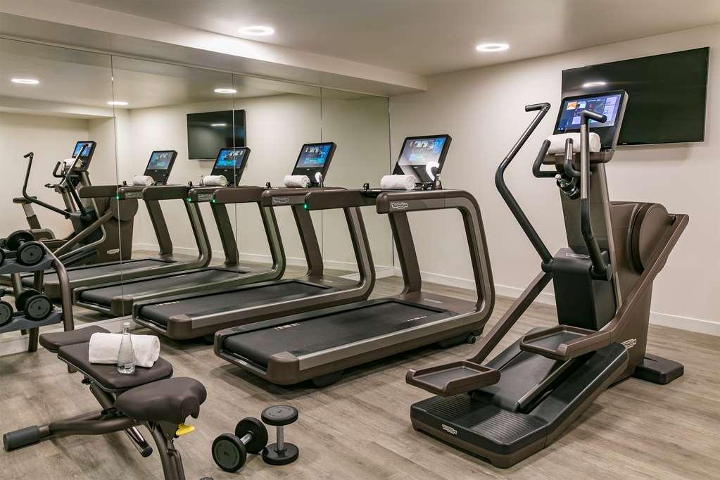 แมซง อัลบาร์ โฮเต็ล เลอ ปง-เนิฟ Hotel ปารีส สิ่งอำนวยความสะดวก รูปภาพ A gym at a hotel